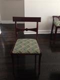 Antique chairs (4) - newly upholstered.