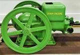 John Deere Hit and Miss Engine, Large Cast Iron Bell #22 Yoke, Go To Our Web Site Link at Top of Listing for 400+ Photos.