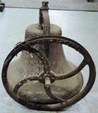 Large Cast Iron Bell #22 Yoke, Go To Our Web Site Link at Top of Listing for 400+ Photos.