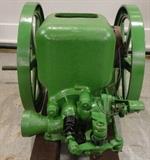 John Deere Hit and Miss Engine, Large Cast Iron Bell #22 Yoke, Go To Our Web Site Link at Top of Listing for 400+ Photos.