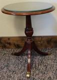 Duncan Phyfe Style Lamp Table, Furniture, Vanity, Jewelry Storage, Jewelry Box, Go To Our Web Site Link at Top of Listing for 400+ Photos.