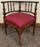 Corner Chair, Furniture, Primitives, Go To Our Web Site Link at Top of Listing for 400+ Photos.