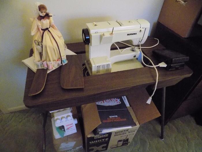 sewing machine and table...we have several machines