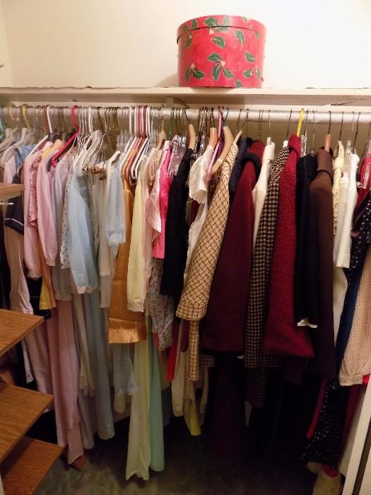 Vintage clothing...lots of lingerie too