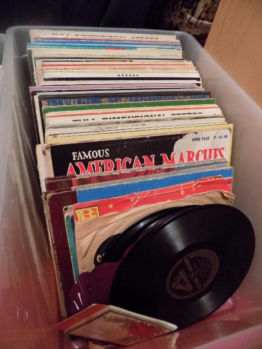 albums, records, 78's