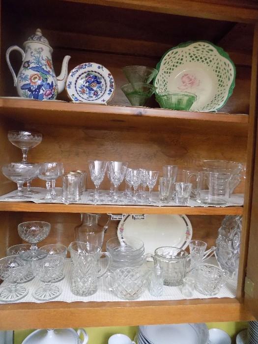 crystal and glassware