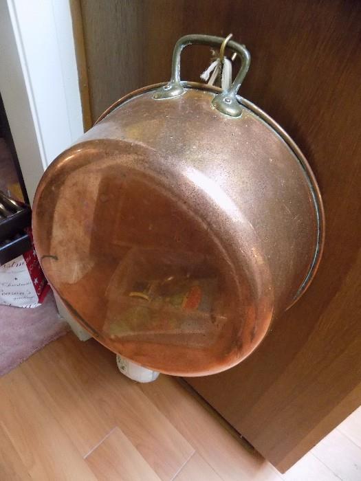 large copper pot