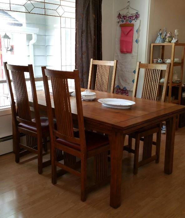 Stickley table and chairs