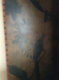 Close up of Hand Painted Screen