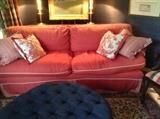 Gorgeous Cranberry Goose Down Sofa done by a Top Designer
