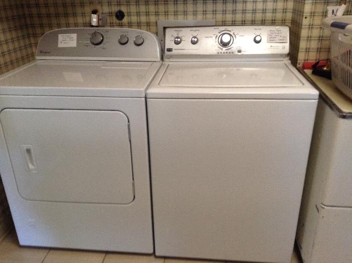 Washer and Dryer work perfectly!