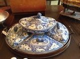 Antique Bue & White Supper Set - Extremely Rare