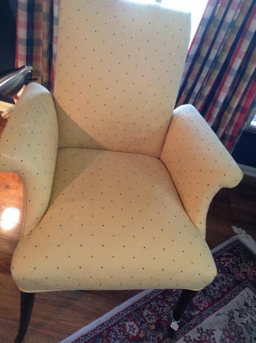 Antique newly upholstered Chair - Perfect