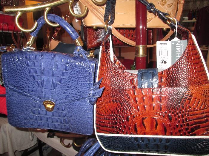 Even MORE Brahmin purses (love that blue color)