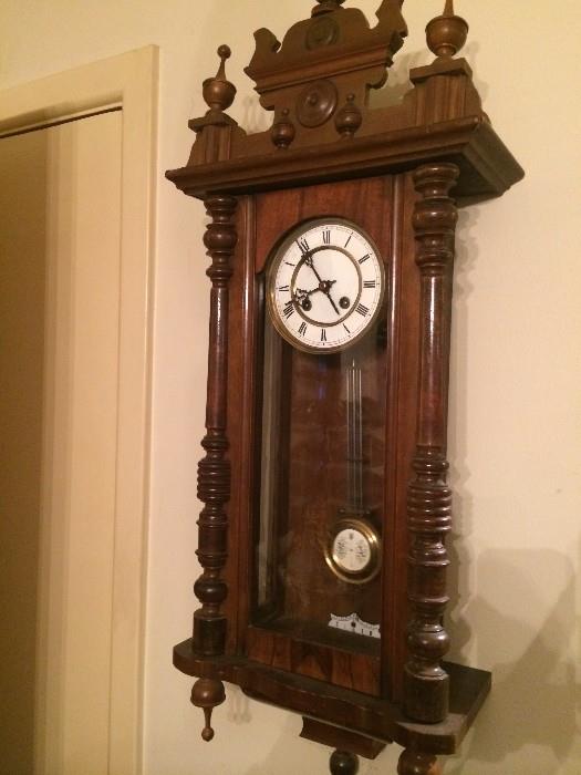              Antique wall clock