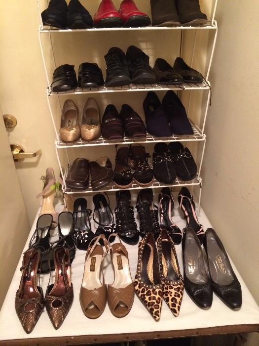         Huge assortment of shoes