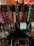 Assorted costume jewelry