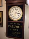 Calumet Baking Powder antique clock