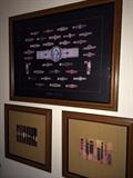 Framed cigar wrappers