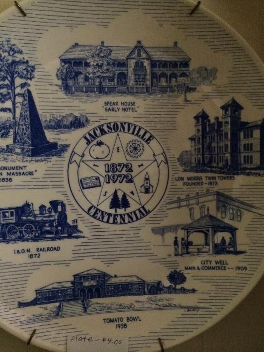     Jacksonville Centennial plate