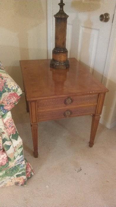Henredon Side Table with one large drawer