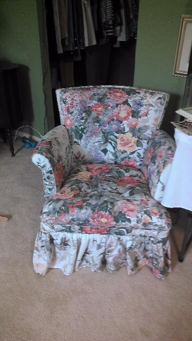 Smaller floral chair
