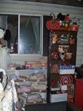 SEWING ITEMS, QUILTS, BUTTONS