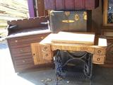 small amount of furniture