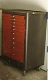 Vintage Powr Kraft Montgomery Ward tool cabinet
