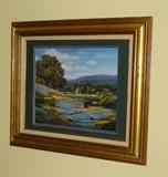 Lovita Irby bluebonnet print