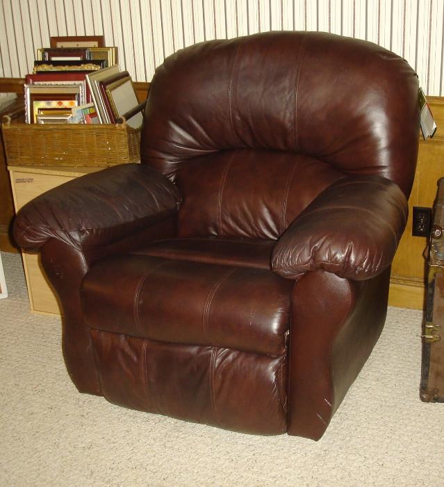 New with tags leather recliner