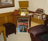 Crosley CD player/turntable, Sentry safe