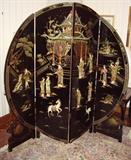 Asian Four Panel Screen