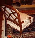 Back View of Heritage Upholstered Chair