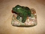 Lyle Sobel Jade Bear Sculpture