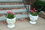 Pair of Cement Planters
