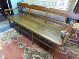 Amish meeting house bench