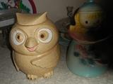 USA Owl Cookie Jar