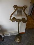 Metal Lyre Harp Music Stand