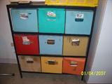 Storage cubes.