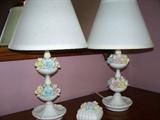Pair of vintage lamps.