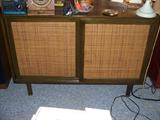 Storage cabinet with drawers on 1 side
