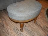 Kidney shaped footstool