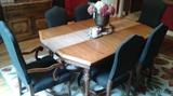Antique Dining Table & Chairs