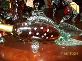 Fish - Armenian hand-blown Brady decanter