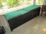 custome lacquer widow seat/storage unit w cushions