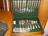 Set of Silverplate flatware