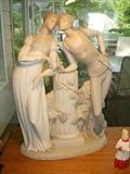 Lladro bisque "Romeo & Juliet" large group