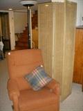 Recliner, folding screen
