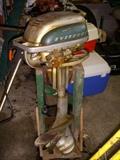 An oldie-but-goodie Evinrude boat motor